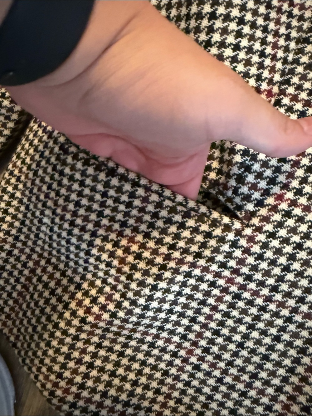 J.Crew Factory Wool-blend schoolboy blazer in houndstooth - Picture 9 of 14